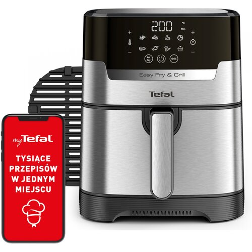 TEFAL Easy Fry&Grill Deluxe EY505D15 z rusztem do grilla