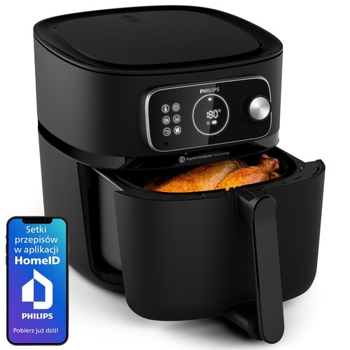  PHILIPS Ovi Smart 2.0 XXL HD9876/90 Air Fryer (Wi-Fi) ponad 1000 przepisów