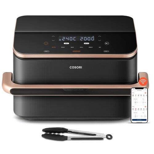 COSORI CAF-TF101S-AEUR Dual Blaze TwinFry Czarny 10L Wi-Fi dzielony kosz